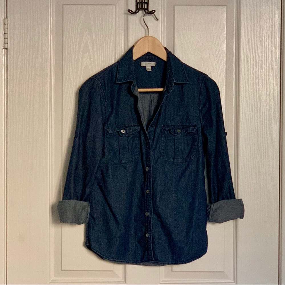 J. Crew Chambray Button Down shirt
